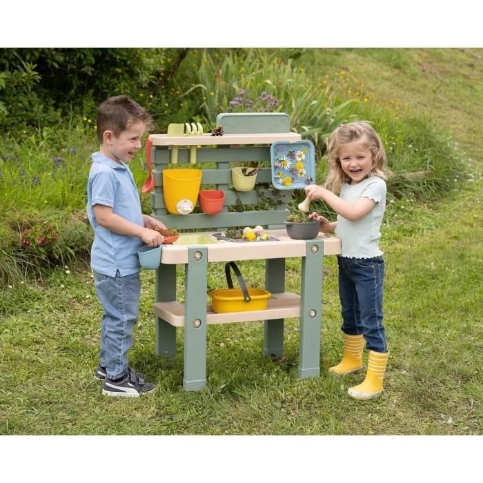 Smoby SMO840208 Cocina de Barro Mud Kitchen Life con Temática de Hogar 1