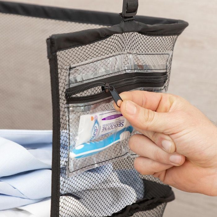 Estantería Plegable Organizadora Portátil para Equipaje Sleekbag InnovaGoods 6 Estantería Plegable Organizadora Portátil para Equipaje Sleekbag InnovaGoods 6