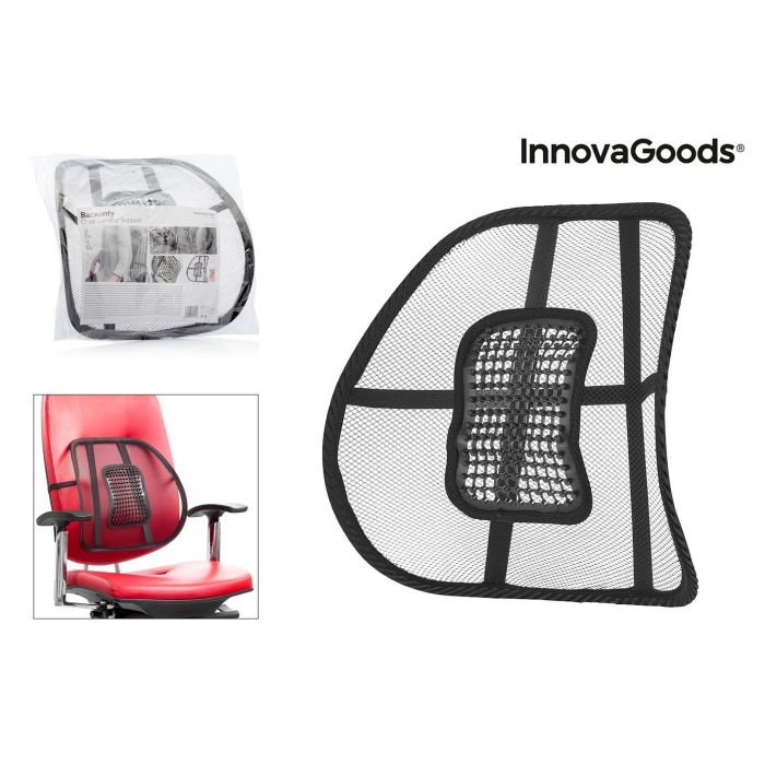 Respaldo Lumbar Portátil Transpirable Backonfy InnovaGoods 0 Respaldo Lumbar Portátil Transpirable Backonfy InnovaGoods 0