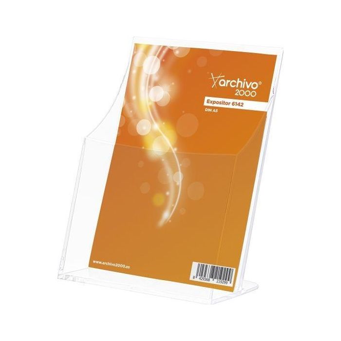 Archivo 2000 Portafolletos Sobremesa Premium Espesor 3 mm Din A5 Vertical 95x160x210 mm