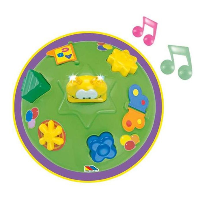 Molto Seta Jirafa de Actividades con Bloques, Música, Sonidos y Formas 40 cm 1