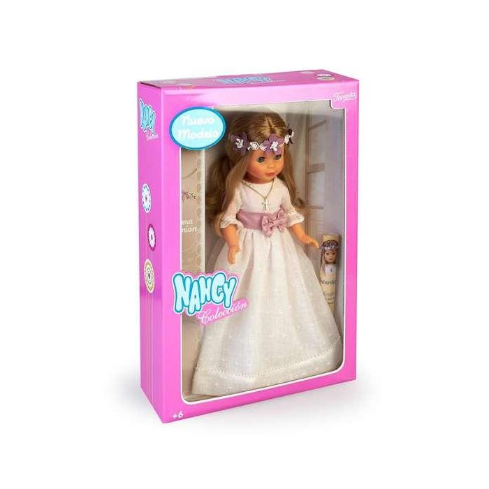 Famosa Muñeca Nancy Comunión Rubia 48 cm con Corona de Flores Reedición 2023 5 Famosa Muñeca Nancy Comunión Rubia 48 cm con Corona de Flores Reedición 2023 5