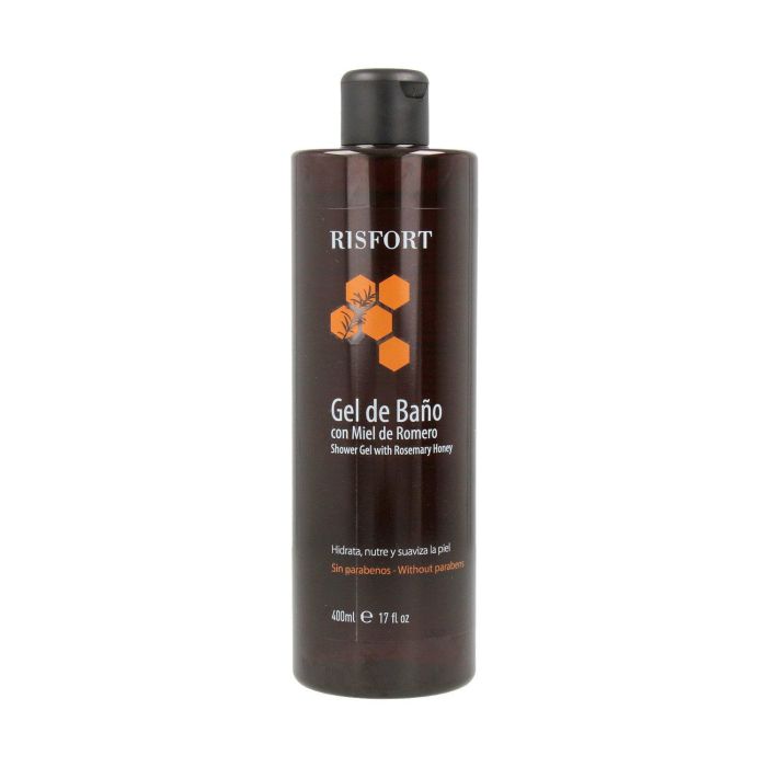 Risfort Gel de Baño con Miel de Romero 400 ml - Hidratante y Nutritivo