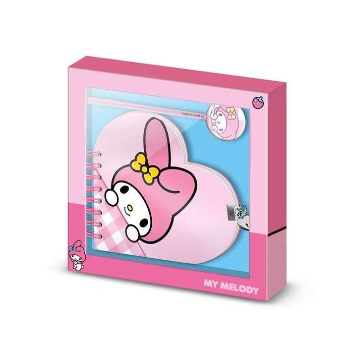 Karactermania My Melody Cuad Corazón Llave+Boli 23 x2,5 x24 cm 1