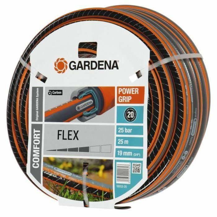 Gardena Manguera Comfort Flex 19 mm 25m para Riego - Power Grip, Antitorsión, Reforzada Carbono, Alta Resistencia 5