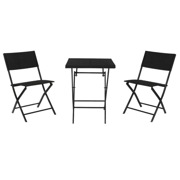 Mesa DKD Home Decor Negro 58 x 71.5 x 58 cm Set de 3 4