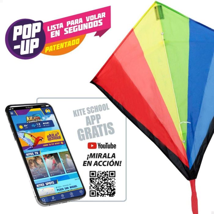 Cometa Eolo Pop-Up Diamond 56 x 59 x 2 cm 2 Cometa Eolo Pop-Up Diamond 56 x 59 x 2 cm 2