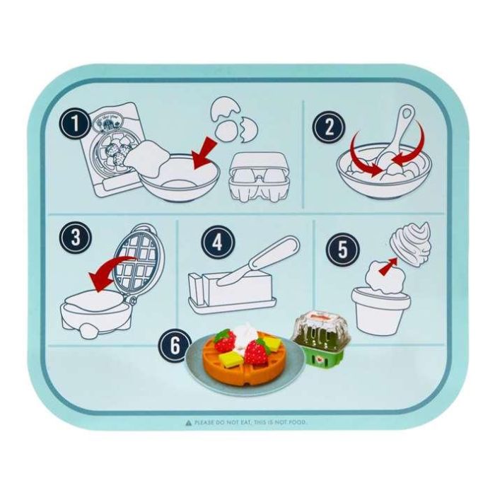 MGA Kit Creativo de Gofres con más de 18 Accesorios para Cocinar y Desayunar. Incluye Sirope y Mantequilla. Juguete para Niños +3 Años. 5 MGA Kit Creativo de Gofres con más de 18 Accesorios para Cocinar y Desayunar. Incluye Sirope y Mantequilla. Juguete para Niños +3 Años. 5