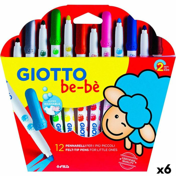 Set de Rotuladores Giotto BE-BÉ Multicolor (6 Unidades) Set de Rotuladores Giotto BE-BÉ Multicolor (6 Unidades)