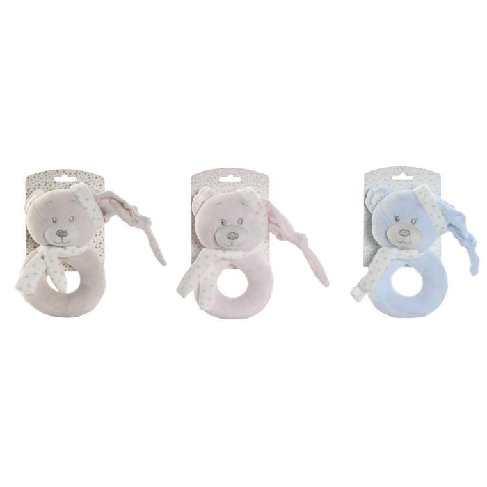 Peluche Baby DKD Home Decor Rosa Azul 9 x 17 x 15 cm (3 Unidades) 2 Peluche Baby DKD Home Decor Rosa Azul 9 x 17 x 15 cm (3 Unidades) 2
