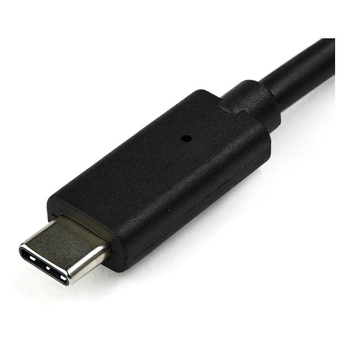StarTech USB C Hub de 4 Puertos, 2x USB-A y 2x USB-C, USB 3.2 Gen 2 SuperSpeed de 10Gbps, Alimentado por Bus, Cable de 25cm, Negro/Gris, Aluminio