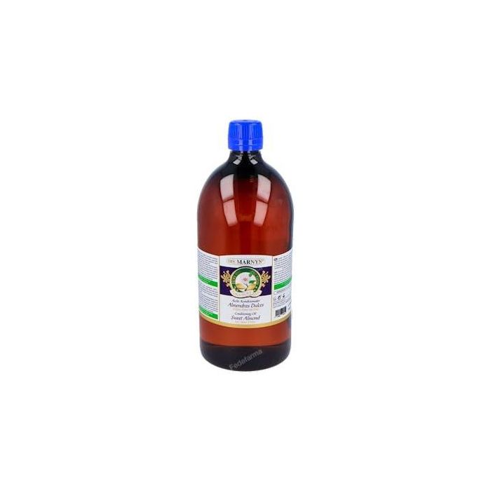 MARNYS Aceite de Almendras Dulces 1L – Hidratante y Suavizante para Piel Seca e Irritada, sin Perfume
