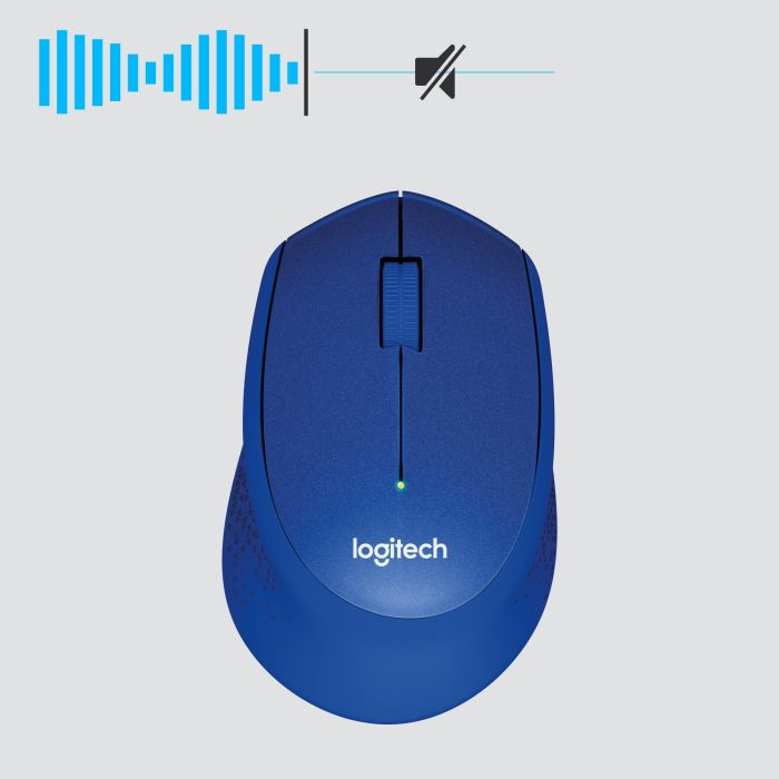 Logitech Ratón M330 SILENT PLUS Óptico Wireless Azul - Ratón Silencioso para Mayor Productividad 1
