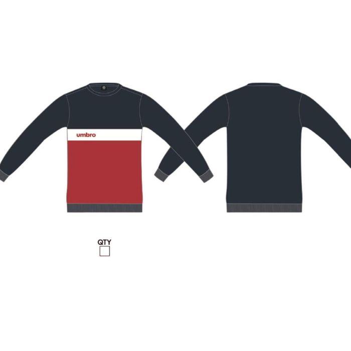 Sudadera sin Capucha Hombre Umbro FW 66213U LKE Azul marino 0 Sudadera sin Capucha Hombre Umbro FW 66213U LKE Azul marino 0