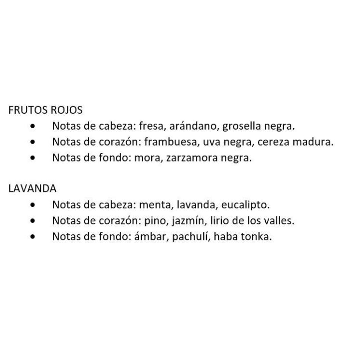 DKD Home Decor Spray Transparente 7 x 7 x 21 cm (6 Unidades) 250 ml Aromas Frutas del Bosque y Lavanda 3