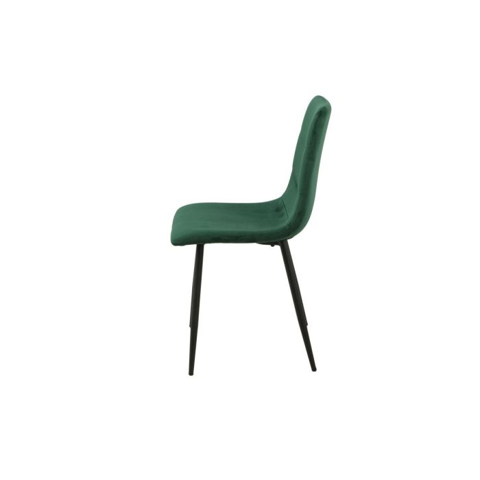 Silla Romimex Verde Terciopelo Metal 45 x 89 x 55 cm 3