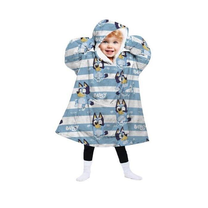 MOOSE Bata Sudadera Oversize Bluey Infantil Talla Única