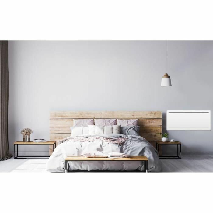 Radiador eléctrico fijo con inercia de secado de cerámica 2000W Rubis Oceanic - Design Galled - White - NF 1 Radiador eléctrico fijo con inercia de secado de cerámica 2000W Rubis Oceanic - Design Galled - White - NF 1