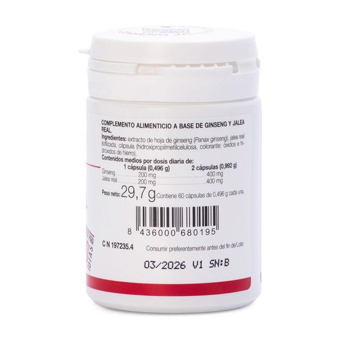 Ana Maria Lajusticia Ginseng con Jalea Real 60 Cápsulas | Complemento Energizante y Vitalidad 2