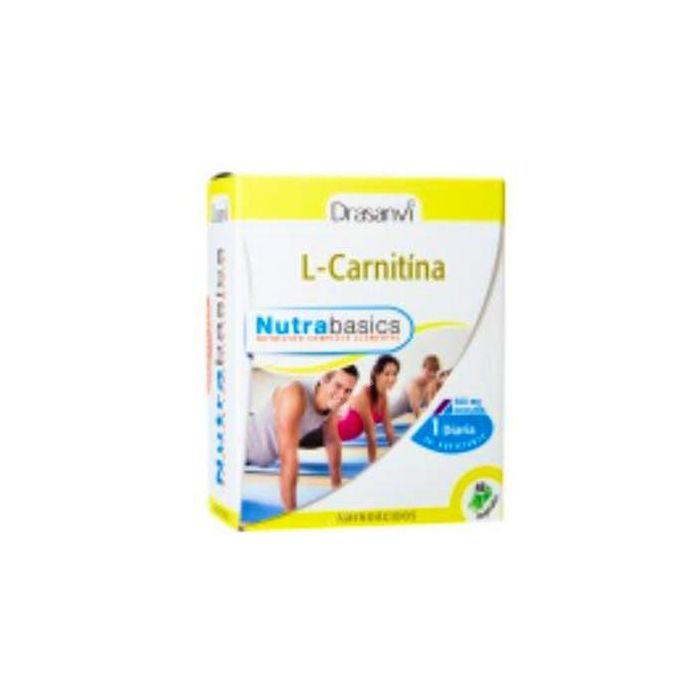 Nutrabasics L-Carnitina 48 Cápsulas. Ayuda a la Producción de Energía