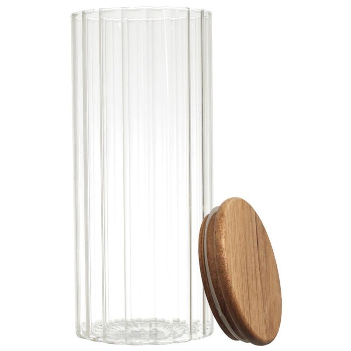 Bote Con Tapa Acacia 1,1 L Home Deco Factory 2