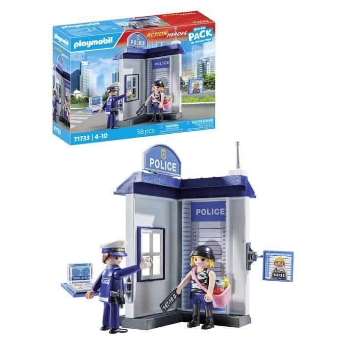 Starter Pack Sala De Policía 71733 Playmobil 4 Starter Pack Sala De Policía 71733 Playmobil 4