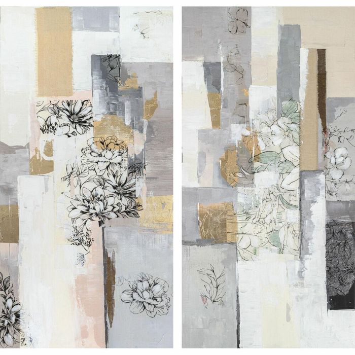 Cuadro DKD Home Decor Abstracto Moderno (60 x 2,4 x 120 cm) (2 Unidades) 0 Cuadro DKD Home Decor Abstracto Moderno (60 x 2,4 x 120 cm) (2 Unidades) 0