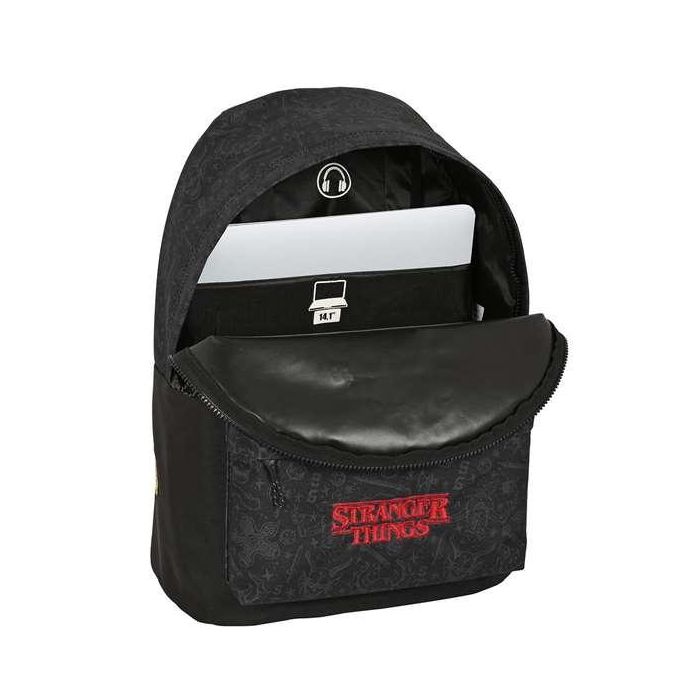 Mochila Safta Portatil 14,1-' Stranger Things 410x310x160 mm 3 Mochila Safta Portatil 14,1-' Stranger Things 410x310x160 mm 3