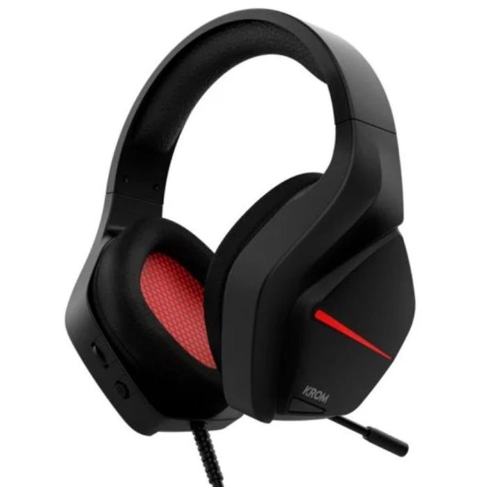 Auriculares Gaming con Micrófono Krom Kopa Move/ Jack 3.5/ Negros 1 Auriculares Gaming con Micrófono Krom Kopa Move/ Jack 3.5/ Negros 1