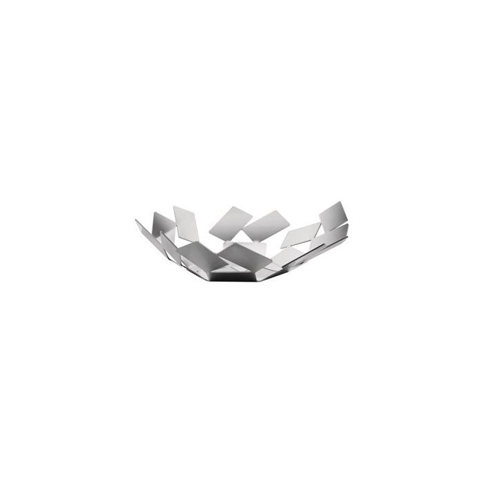 Alessi MT01 W Stanza dello Scirocco Cesto de Acero y Resina Blanco Alessi MT01 W Stanza dello Scirocco Cesto de Acero y Resina Blanco
