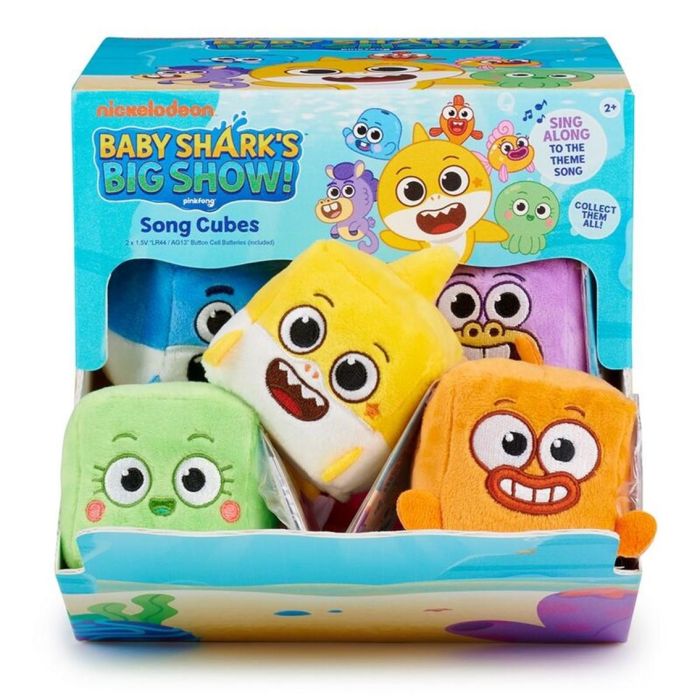 Wowwee Peluches Pequeños con Sonidos Baby Shark, Incluye Baby Shark, Mommy Shark y Daddy Shark, 4 Versos Aleatorios 0 Wowwee Peluches Pequeños con Sonidos Baby Shark, Incluye Baby Shark, Mommy Shark y Daddy Shark, 4 Versos Aleatorios 0