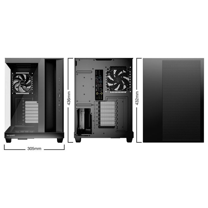 be quiet! Light Base 500 Midi Tower PC Negro para Juego 1