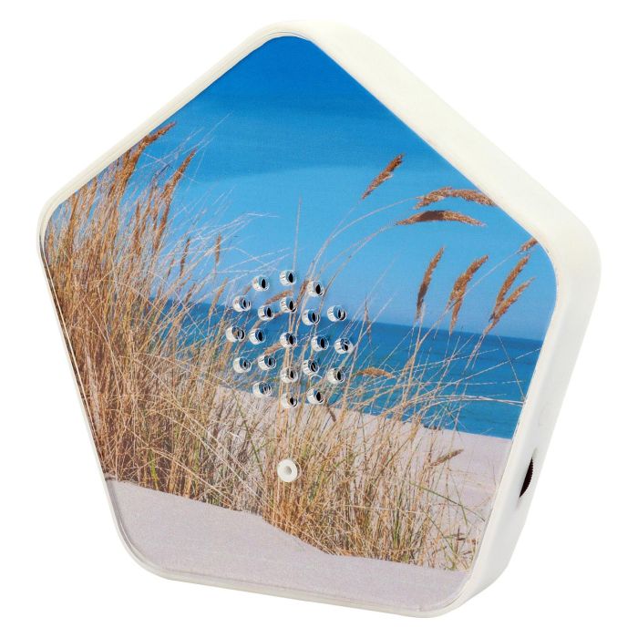 Olympia Sound of Nature Box - Caja de Sonidos de la Naturaleza, 4 Modos de Sonido, Color Blanco, 135x130x30 mm 2