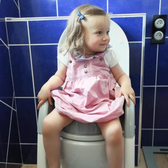Thermobaby KIDDYLOO Reductor de Inodoro Ultra Inteligente con Pies Regulables, 2 Alturas de Escalón, Plegable Gris Charme 5 Thermobaby KIDDYLOO Reductor de Inodoro Ultra Inteligente con Pies Regulables, 2 Alturas de Escalón, Plegable Gris Charme 5