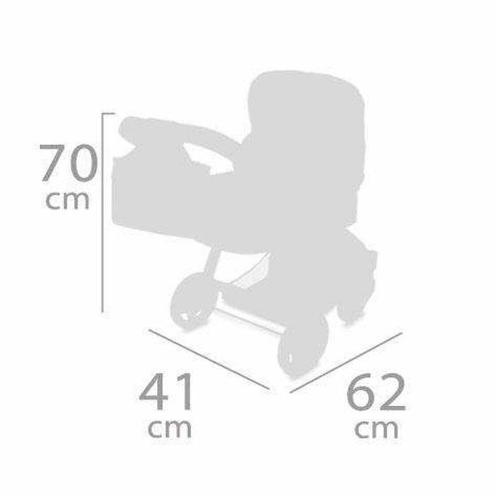 Coche de muñeca 3x1 plegable - para muñecas de hasta 48 cm. 7 Coche de muñeca 3x1 plegable - para muñecas de hasta 48 cm. 7