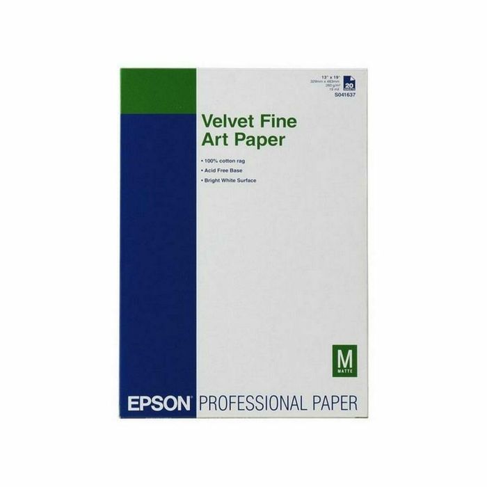 Pack de Tinta y Papel Fotográfico Epson C13S041637 A3 20 Hojas