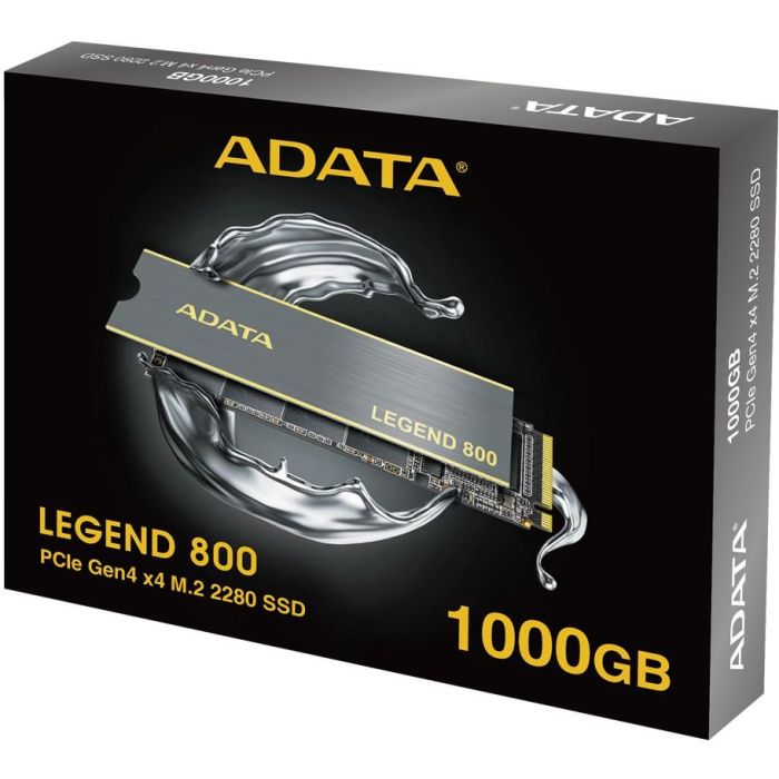 ADATA ALEG-800-1000GCS SSD M.2 1TB PCI-E NVMe Gen4 Legend 800 | Lectura 3500 MB/s, Escritura 2200 MB/s para PC/Portátil 8 ADATA ALEG-800-1000GCS SSD M.2 1TB PCI-E NVMe Gen4 Legend 800 | Lectura 3500 MB/s, Escritura 2200 MB/s para PC/Portátil 8
