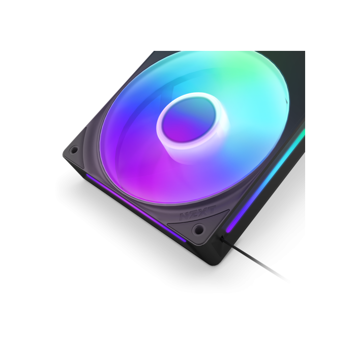 NZXT RF-U24HF-B1 Sistema de Refrigeración para Ordenador Ventilador 240mm Negro Iluminación LED