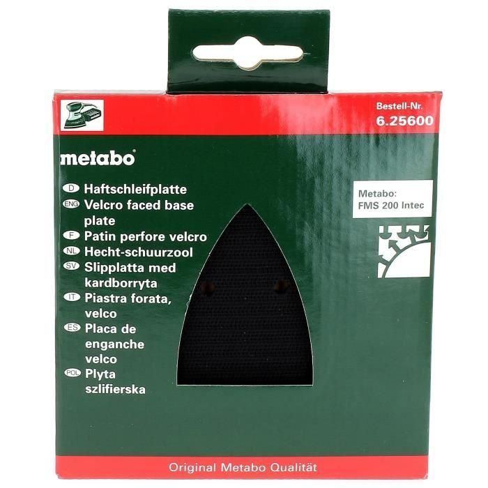 Metabo 625600000 Almohadilla Perforada con Agarre Velcro FMS 200 para Lijadora Intec 3 Metabo 625600000 Almohadilla Perforada con Agarre Velcro FMS 200 para Lijadora Intec 3