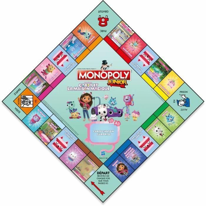 Juego de Mesa Winning Moves Monopoly Junior Gabby and the Magic House 4