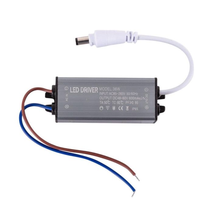 Driver LED No Dimable 36W 0.95 F.P. 50.000h Vida Útil para Panel LED - Fuente de Alimentación Corriente Constante 1 Driver LED No Dimable 36W 0.95 F.P. 50.000h Vida Útil para Panel LED - Fuente de Alimentación Corriente Constante 1