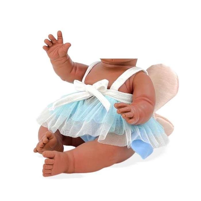 Andrea baby mulata unicornio azul ref: 3137-24 38 cm 2 Andrea baby mulata unicornio azul ref: 3137-24 38 cm 2