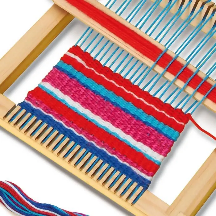 Ses Creative Set de Tejido con Hilos de Diferentes Colores - Incluye 60 metros de Hilo para Crear Diseños Coloridos 3