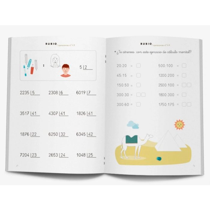 Rubio Cuaderno Competencia Matemática 4º Primaria Formato A4 1