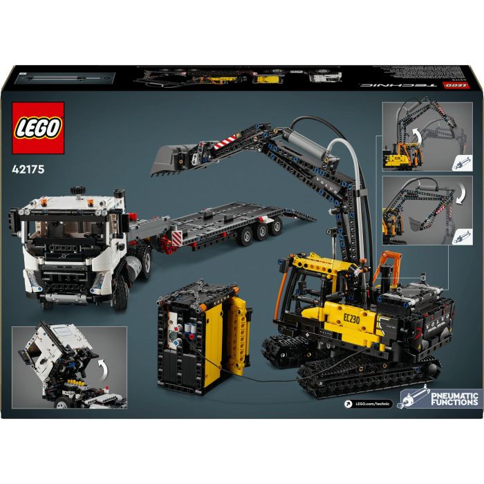 LEGO Technic 42175 Camión FMX y Excavadora Eléctrica EC230 Volvo, Juego de Construcción, 2274 Piezas, Edad 10+ 5 LEGO Technic 42175 Camión FMX y Excavadora Eléctrica EC230 Volvo, Juego de Construcción, 2274 Piezas, Edad 10+ 5