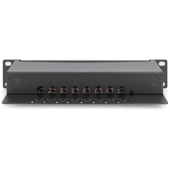 DIGITUS Patchpanel 1HE 8-Port Cat6 ClassE geschirmt schw. 4