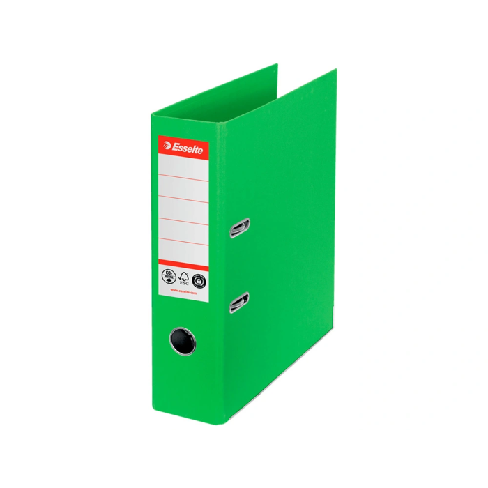 Esselte Archivador de Palanca N 1 CO2 Neutral DIN A4 Cartón Forrado Lomo 75 mm Verde Vivida 1