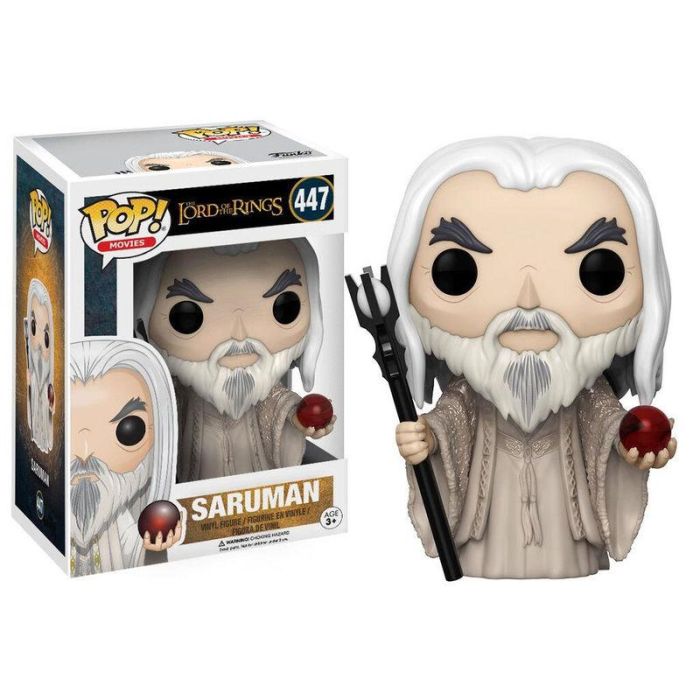 Funko Figura POP Saruman - El Señor de los Anillos - Vinilo 9cm en Caja Regalo