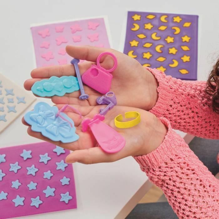 Juego de Plastilina Play-Doh Barbie Sparkles & Gems Multicolor 8 Juego de Plastilina Play-Doh Barbie Sparkles & Gems Multicolor 8