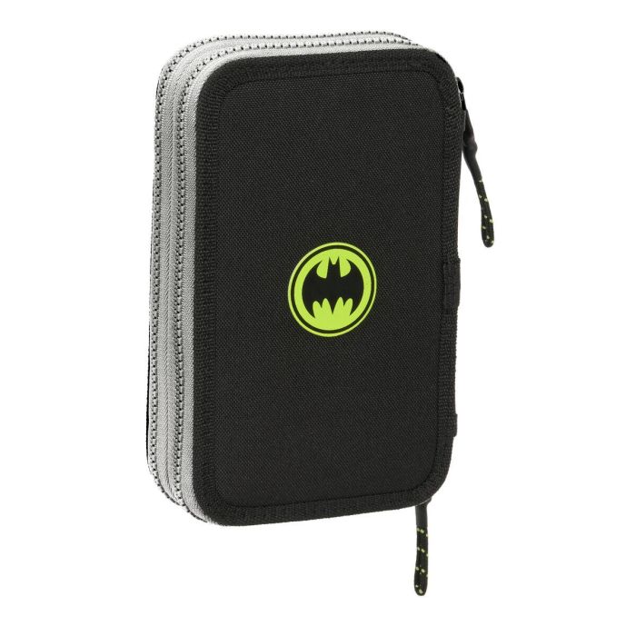 Plumier Doble Batman Game over Negro 12.5 x 19.5 x 4 cm Plumier Doble 29 Piezas 1